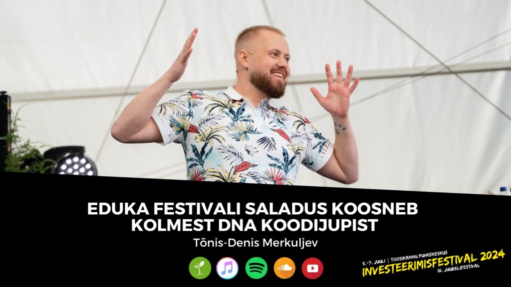 Eduka festivali saladus koosneb kolmest DNA koodijupist